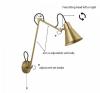 FLUX WALL OR PICTURE LIGHT BRUSHED BRASS